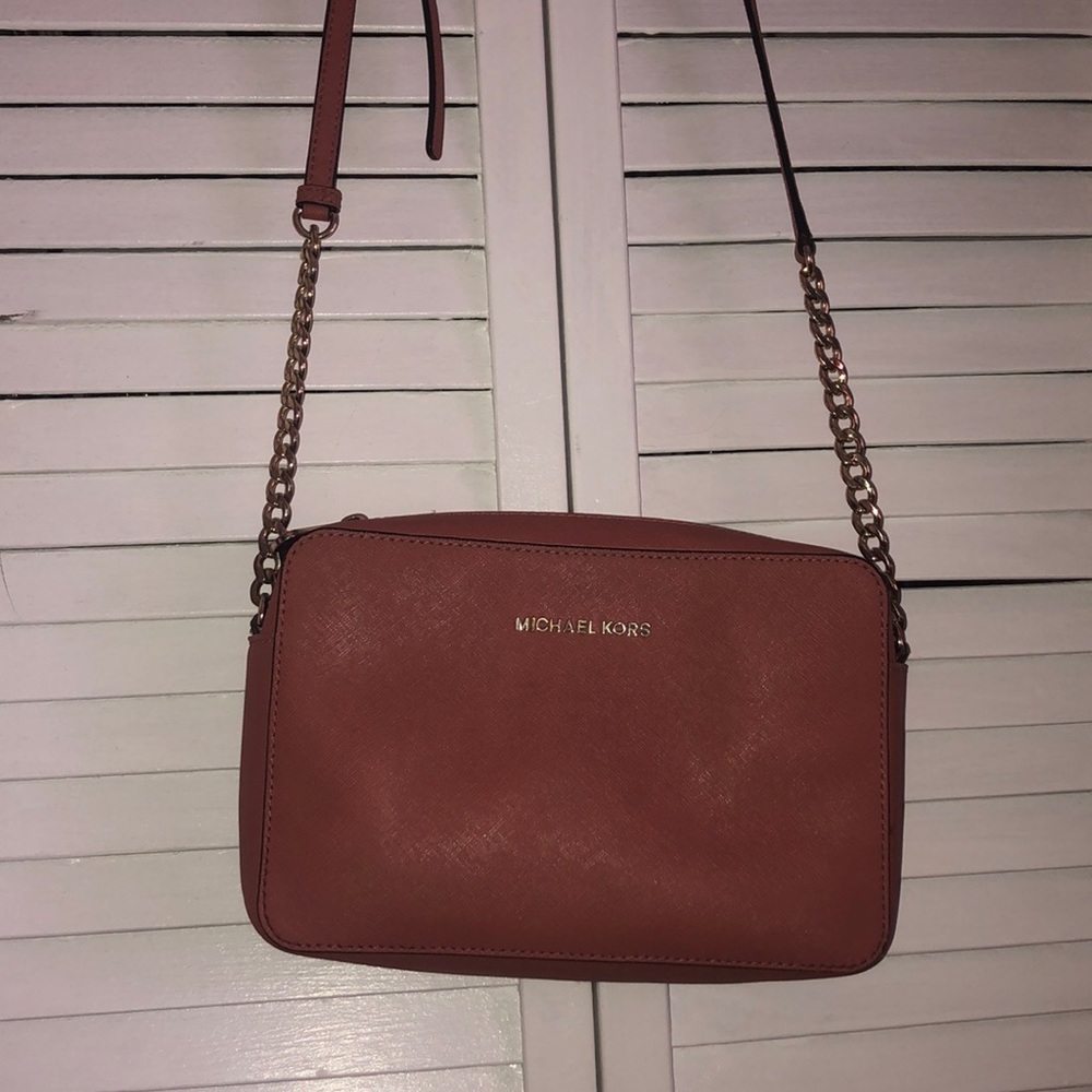 Michael Kors pink crossbody